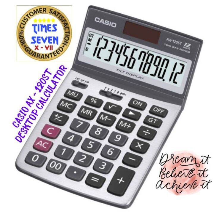 CASIO AX 120ST DESKTOP CALCULATOR Lazada PH