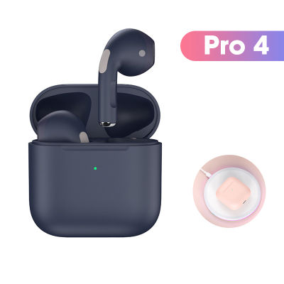 Pink for Pro 4 Wireless Bluetooth Headphones HiFi Noise Canceling Earphones Music HD Call Earbuds Sport Gaming Headset