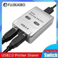 [HOT HAIXWLXKWW 589] High 4 Ports หรือ2 Printer Hub USB2.0 Switcher Adapter Splitter สำหรับแล็ปท็อป1 Converter