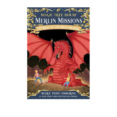 Merlin mission Merlins mission 27 night of the night dragon magic tree house Magic Tree House English original extracurricular reading childrens bridge Chapter Book