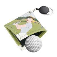 Golf Cleaning Towel Microfiber Lanyard Wipe Cloth Towel Strong Water Absorption Golf Tool for Golf Professions Novices and Enthusiasts right