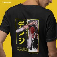 ราคาถูกเสื้อยืด พิมพ์ลายการ์ตูนอนิเมะ Denji X POCHITA Chainsaw Man สําหรับผู้ชายS-5XL