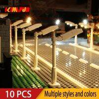 10PCS 0.8มม.RGB LED Building Blocks USB โคมไฟ DIY Street Light City ไฟฟ้าตกแต่ง1X1อิฐของเล่นใช้งานร่วมกับแบรนด์