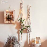 [Like Activities] GerringMacrame Hanging BasketsPot Net GardenPlant HolderCottonWall Decor