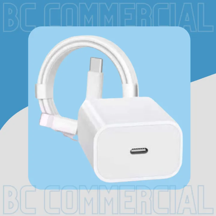 USB C 20W Power Adapter USB C to iP charging cable 1M cable Lazada PH