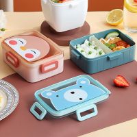 ◙♝ Lunch Box Large Capacity Great Seal Children Bento Box No Odor Mixture Food Storage Microwave Heating Cartoon Lunch Box