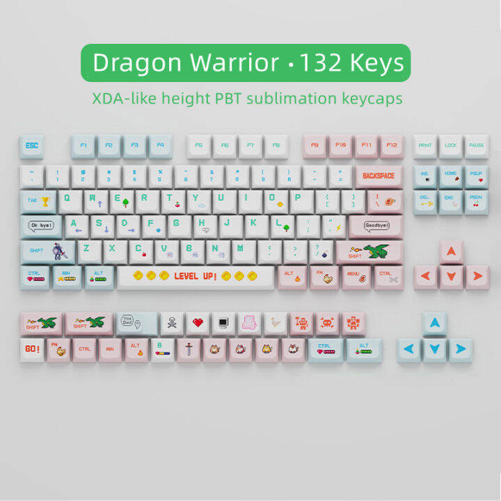 【Dragon Quest】XDA Keycaps Mechanical Keyboard Customized Cute Personalized Keycap Sublimation