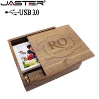 JASTER USB 3.0 Wooden Photo Album usb Box usb flash drive Pendrive 4GB 16GB 32GB 64GB photographyWedding gift (170mmx170mmx35mm)