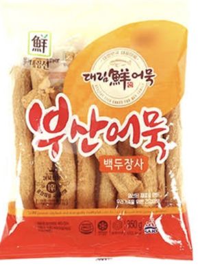 อาหารเกาหลี โอเด้ง ออมุก โอเด้งเกาหลี korean fish cake 부산어묵백두장사 350gและ 1kg