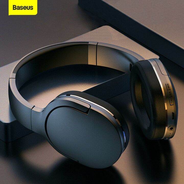 Baseus D02 Pro หูฟังไร้สายพับได้หูฟังบลูทูธไร้สายสำหรับการฟังเพลงหูฟัง ...