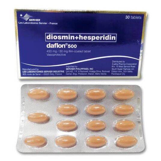 Daflon 500mg Tablet for Treatment of Haemorrhoids Available in Wuse 2 -  Vitamins & Supplements, Pharmacy Delivery Limited