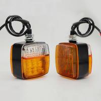 ไฟสัญญาณเตือน Led สีเหลืองอำพันสัญญาณไฟเลี้ยวด้านข้าง12V-80V สำหรับเครื่องยนต์รถบรรทุกเครื่องจักรก่อสร้าง