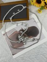 High-end pearl belt female decoration with skirt butterfly chain waist chain accessories dress chain 2023 new