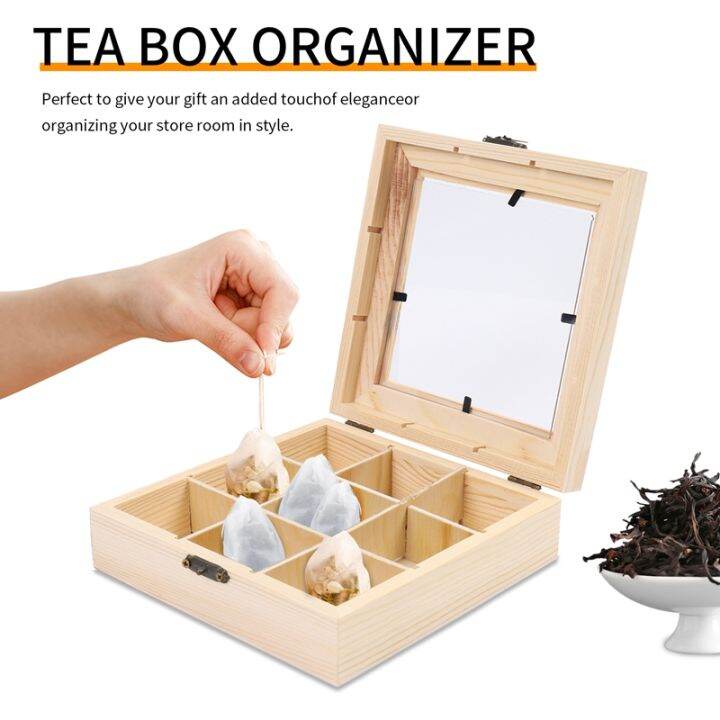 wooden-tea-bag-jewelry-organizer-chest-storage-box-9-compartments-tea-box-organizer-wood-sugar-packet-container