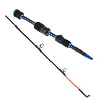 Solid Ice Fishing Rod Ice Fishing Rod Hard Adjustable Raft Pole Blue 2 Carbon Ultralight Solid Hard Adjustable Raft Outdoor Fishing Ice Carving Rod