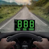 AutoAccessories Kingneed C80 4.5inch HUD Car Head-up Display GPS Speed Meter Overspeed Alarm Mileage Altitude Clock(Black)