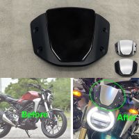 Motorcycle Windshield WindScreen For Honda CB125R CB250R CB300R 2018 20 Front Screen WindScreen Wind Deflector Screen Protector