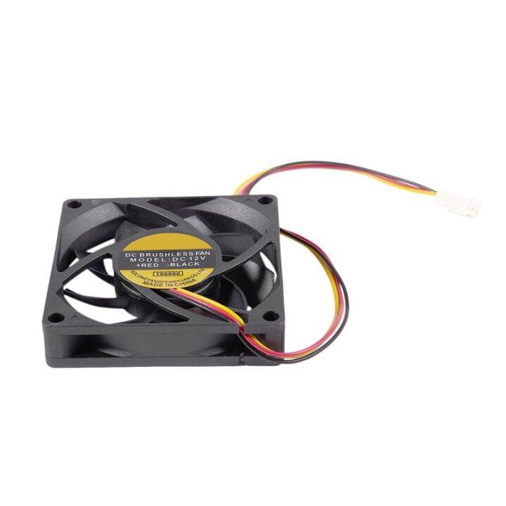 70x70mm-12v-3-pin-pc-computer-case-cpu-dc-brushless-cooler-cooling-fan-black