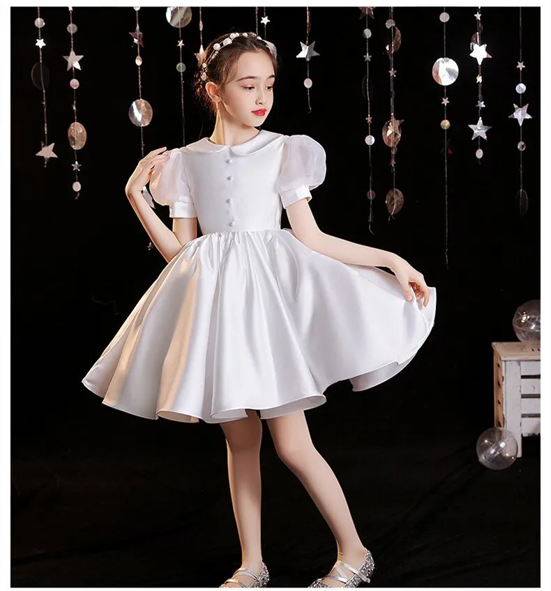 white dress for graduation for kids