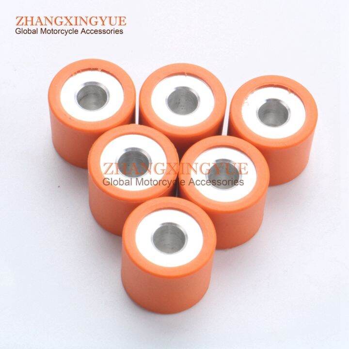 6pc-variator-rollers-roller-weights-19-x-17mm-5g-7g-9g-for-piaggio-125-hexagon-liberty-skipper-vespa-lx125-150-liberty-x8-x9