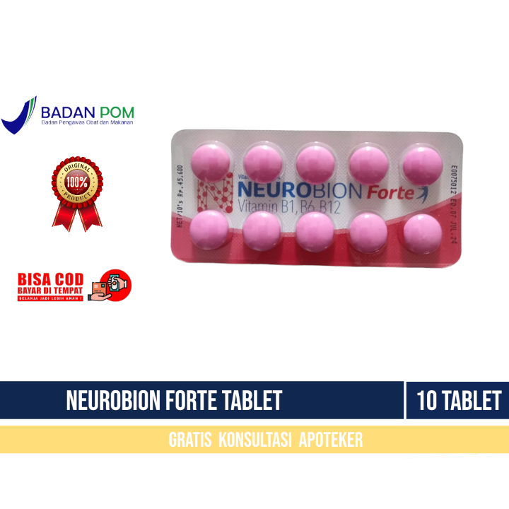 NEUROBION FORTE TABLET 1 STRIP/OBAT KESEMUTAN | Lazada Indonesia