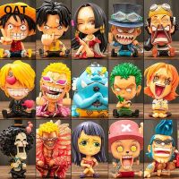 hot seller Piece Figure Zoro Picking Sculpture Luffy Q Version Ornament Car