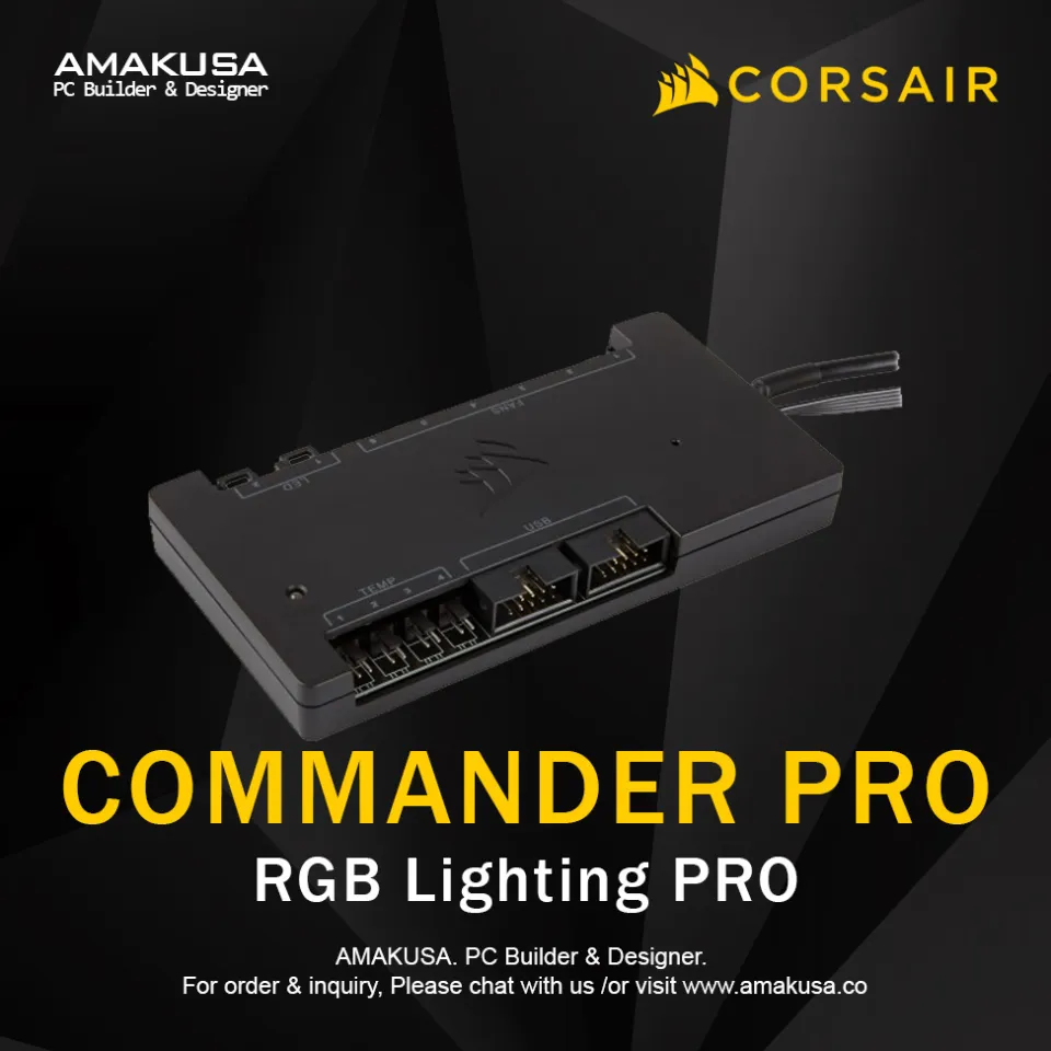 CORSAIR iCUE Commander PRO Smart RGB Lighting and Fan Speed