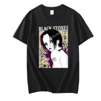 เสื้อผ้าผชเสื้อยืดแขนสั้น ผ้าฝ้าย พิมพ์ลายการ์ตูนอนิเมะ Nana Osaki แฟชั่นฮาราจูกุ สไตล์ญี่ปุ่น สําหรับผู้ชาย และผู้หญิงS  9FFN