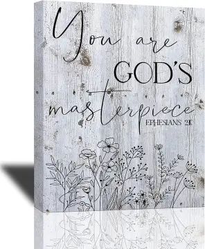 Glam Christian Gifts for Women - Religious Wall Decor - Bible Verses Wall  Decor- Holy Scriptures Wall Art - Spiritual Gifts- Inspirational Quotes 