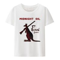 Midnight Oil Redneck Wonderland Modal Print Tees Men Women Short Sleeve Breathable Graphic T Shirts Comfortable Hipster Shirt