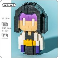 SC 4011-6 Anime Demon Slayer Ubuyashiki Kagaya Warrior Ninja Doll 3D Mini Diamond Blocks Bricks Building Toy for Children no Box