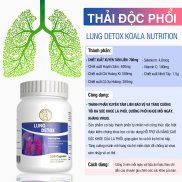 Viên uống Bổ Phổi Thải Độc Lung Detox Koala Nutrition ÚC 100 viên Date 2025