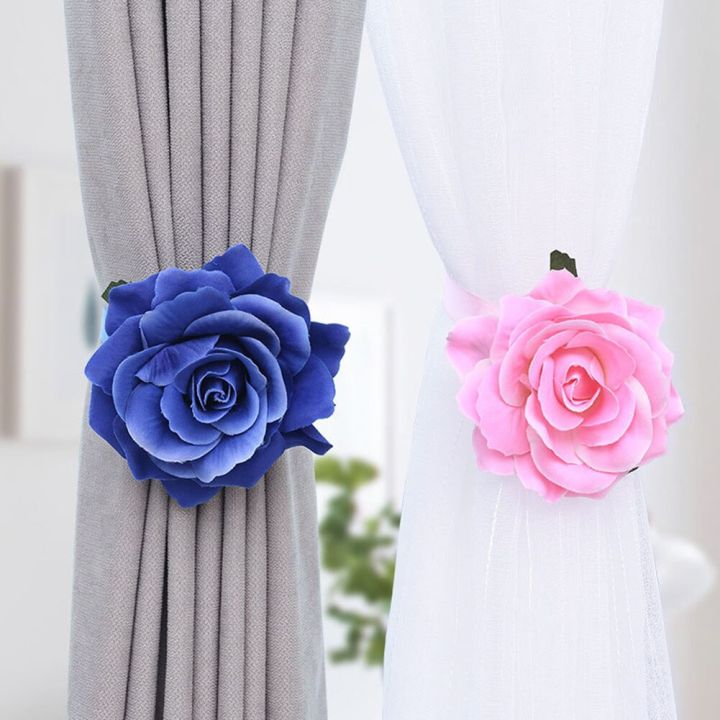 pretty-flower-magnetic-curtain-buckle-tieback-holdback-holder-clip-curtain-storage-decorative-accessories-bedroom-home-decor