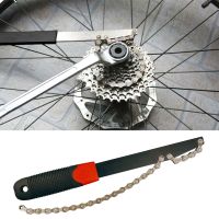 Mountain Bike Freewheel ประแจเครื่องมือ Chain Whip Cassette Sprocket Remover สำหรับ W Anti-Slip Handle สำหรับ MTB จักรยานแผนที่ Bicyc