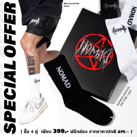 NOMAD CLOTH // ถุงเท้าSOCKS ( 2023SS ) 4แพ็ค