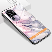 เคส PMP สำหรับ OPPO Reno10 Pro + 5G หรูหรากันกระแทกหรูหราเคสประกบหลังแบบแข็งกระจกเทมเปอร์เคสโทรศัพท์มันวาวฝาครอบเชลล์เคส