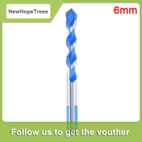 NewHopeTreee 1pcs BLUE 3mm to12mm multifunctional คุณภาพสูงเจาะ bit Twist Spade Drill