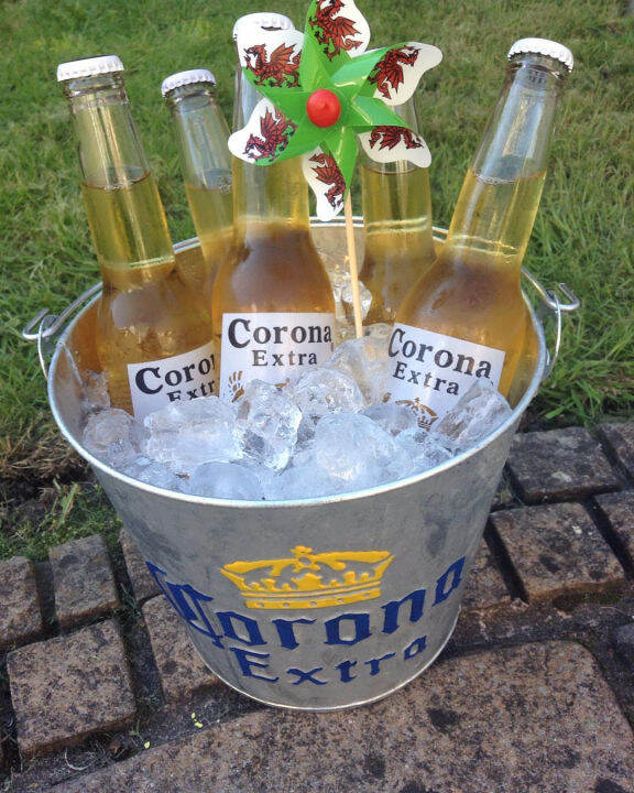 Ice bucket tin bucket Corona beer bucket ice bucket ice bucket spit