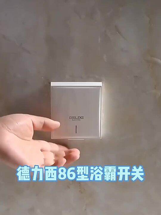 Delixi Bath Heater Switch FourOpen FiveOpen Bathroom Flip Waterproof