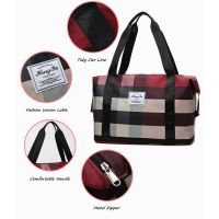 Travel Bag Outdoor Fitness Bag Waterproof Large Capacity Expandable Foldable Excursions Yoga Swimming Fitness Mommy Bag Storage Bag Handbag Shoulder Bag Cross-body Bag