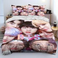 Kpop B-Bts Bangtan Kim Jin SUGA V ผ้าปูที่นอนสบาย,ผ้านวมผ้าคลุมเตียง,ปลอกหมอนผ้าคลุมผ้านวม,เตียงขนาดใหญ่