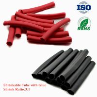 89MM/11PC 3:1 Heat Shrink Ratio Cable Sleeve Dual Wall Tubing Heat Shrink Tube Adhesive Lined with Glue Wrap Wire Kit 1/16 -1/1" Electrical Circuitry