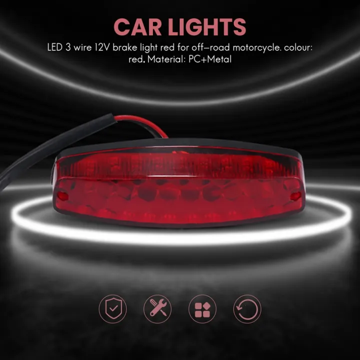 atv-12v-3-wire-brake-stop-light-license-taillight-red-for-atv-off-road-motorcycle-signal-lamp-accessories-car-lights