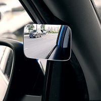 ล้อด้านหน้าและด้านหลังรถจุดบอด Spion Bulat Kecil 360องศาปรับได้มุมกว้างกระจกมองหลังเสริมกระจกอัตโนมัติ MDJ3881กระจกด้านนอก