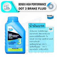 Bendix Brake Fluid DOT3 500ml. น้ำมันเบรคสังเคราะห์แท้