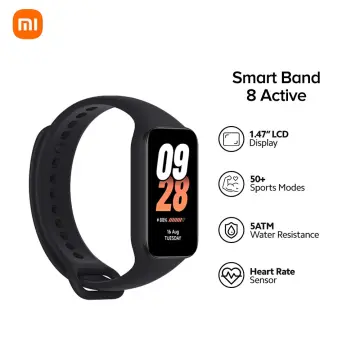 New Xiaomi Mi Band 8 Active Global Version 1.47 Smartband 50+ Fitness  Modes Heart Rate