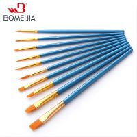 BOMEIJIA 10pcs/pack Paint Brushes Set Painting Art Brush for Acrylic Oil Watercolor Artist Professional Painting Kits Paint Tools Accessories