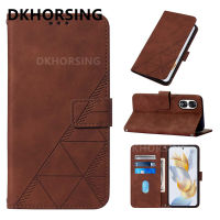 DKHORSING กระเป๋าเงินแบบกลับด้านได้เคสสำหรับ HONOR นิ่ม90 5G / HONOR 90 Lite เคสโทรศัพท์มือถือแบบพกพากันกระแทก HONOR90 5G 2023 PU ฝาหลังสุดหรูธุรกิจ Honor 90 Lite