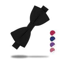 Veektie Solid Colors Fashion Bow Ties For Men Bowtie Tuxedo Classic Wedding Party Red Black White Butterfly Brand Cravate Bar