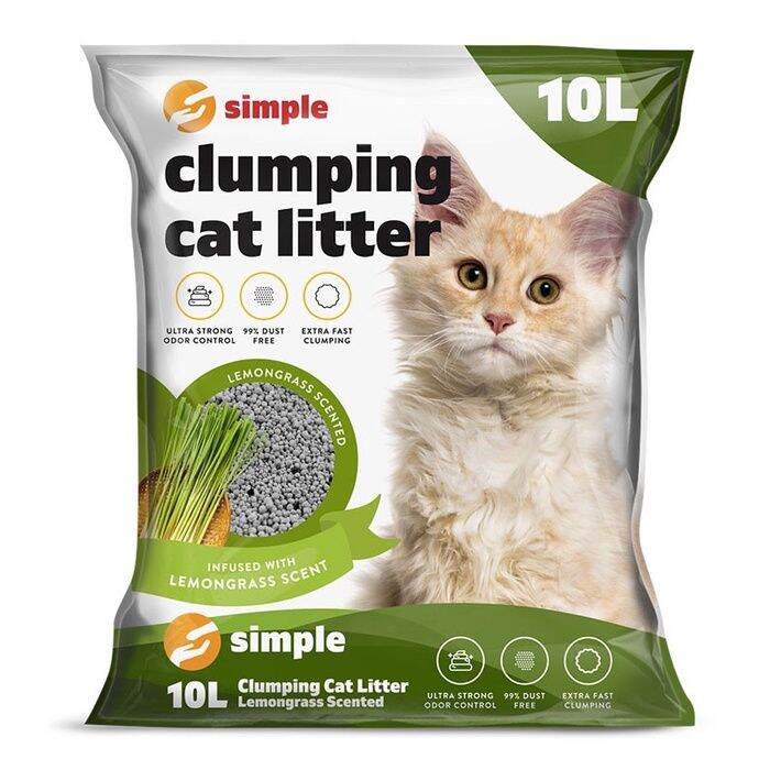 10L SIMPLE CLUMPING CAT LITTER Lazada PH